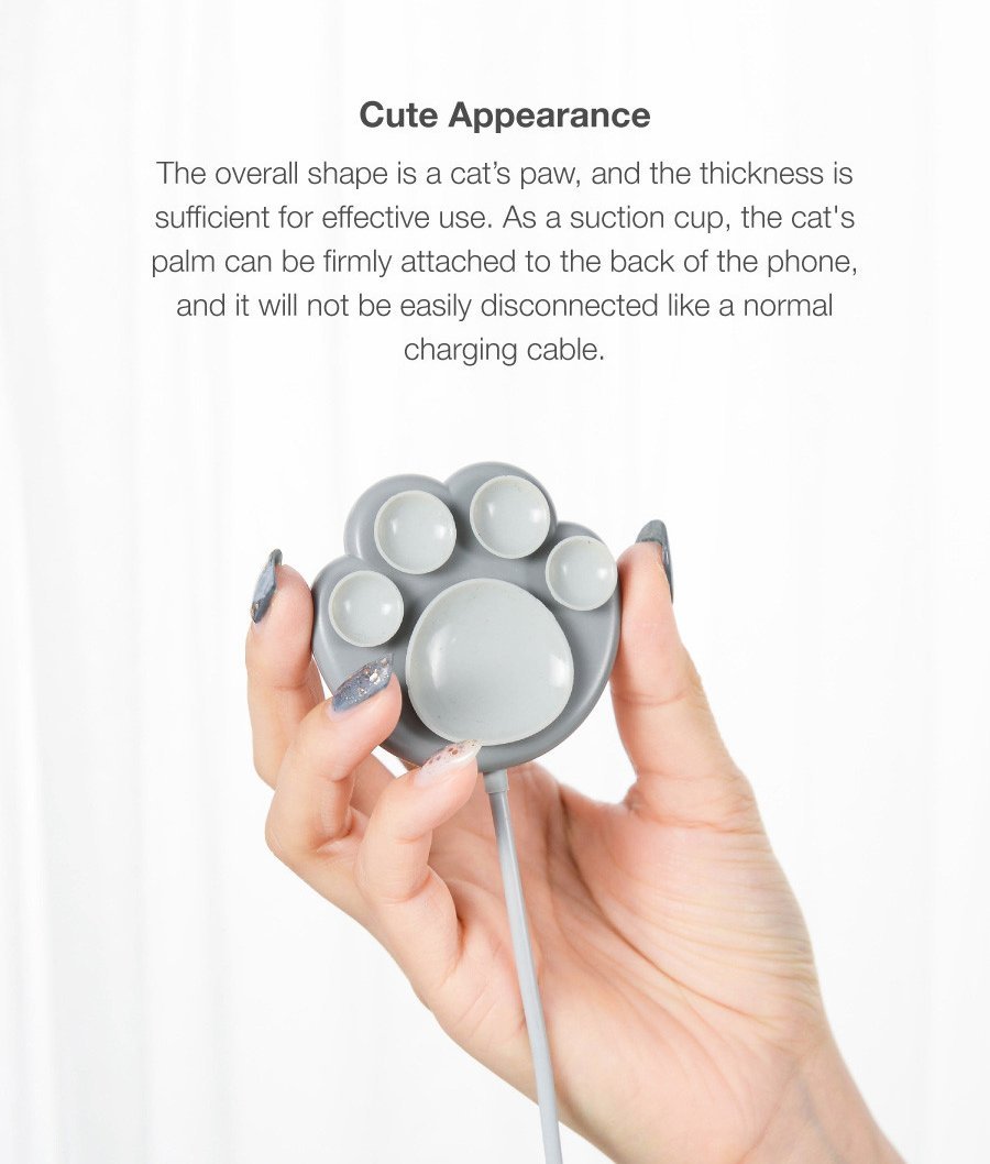 Cat Paw Suction Wireless Charger