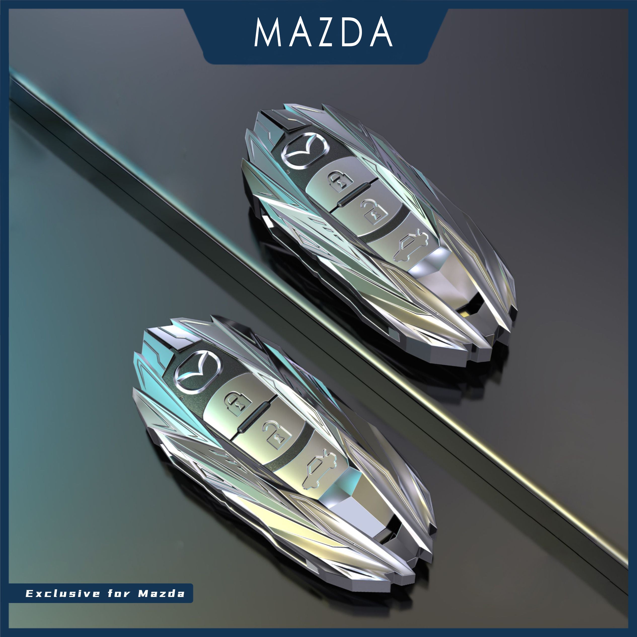 Mazda Zinc Alloy Car Remote Car Key Shell