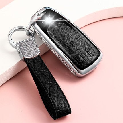 Audi Alloy+Cowhide Car Key Cover Q7/A5/TT/Q5