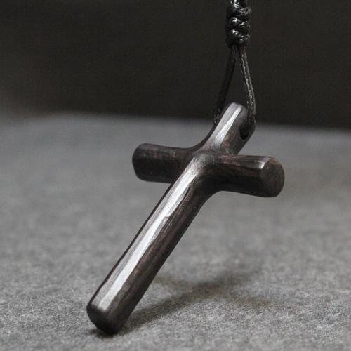 Sandal wood cross pendants