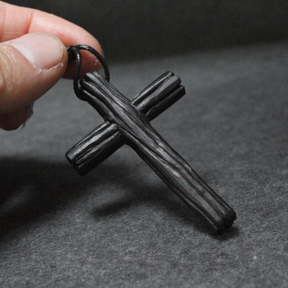 Sandal wood cross pendants