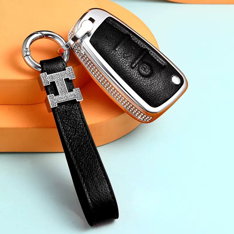 Audi Alloy+Cowhide Car Key Case