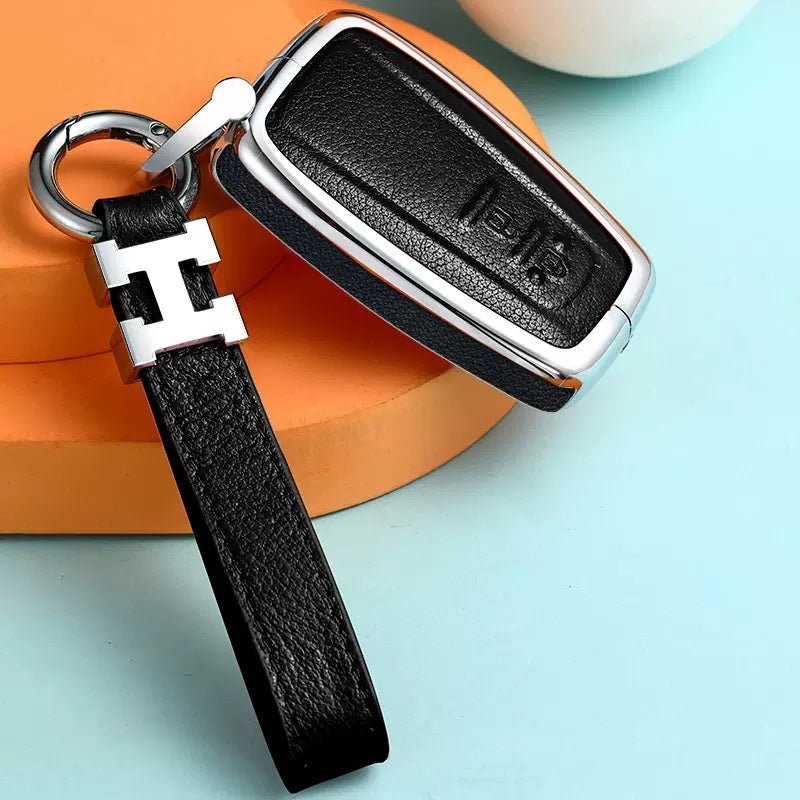 Toyota Alloy+Cowhide Car Key Cover