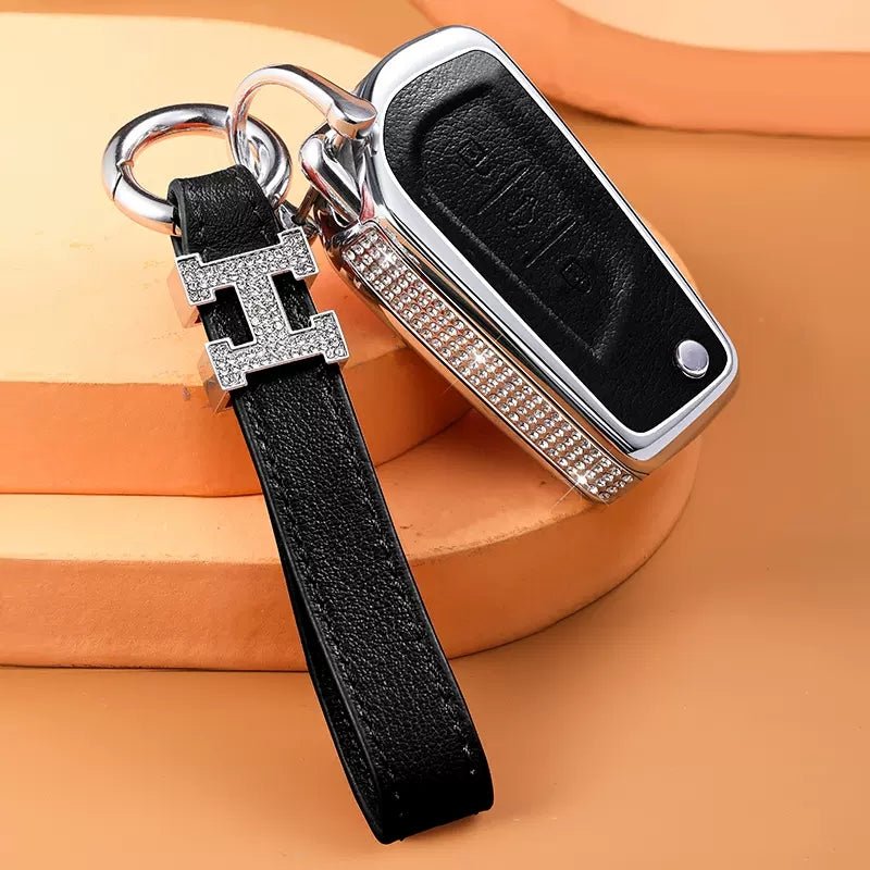 Toyota Alloy+Cowhide Car Key Cover