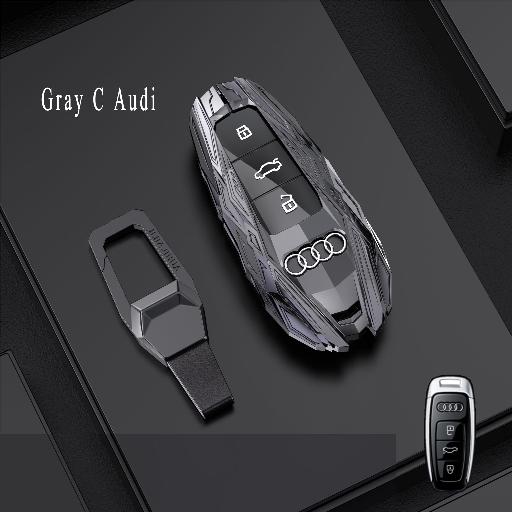 Audi Zinc Alloy Car Remote Car Key Shell