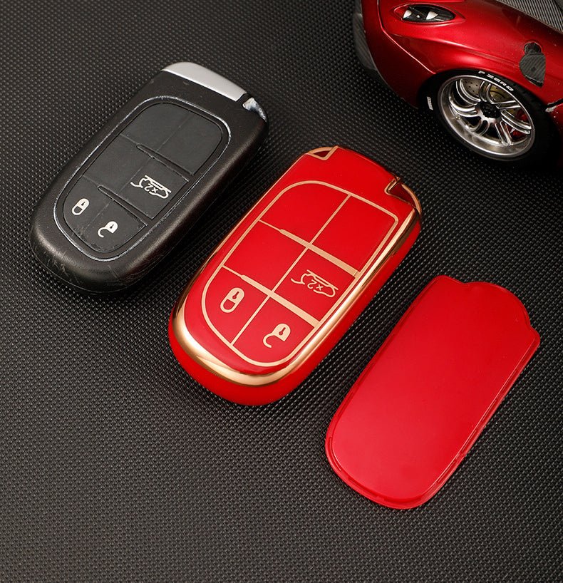 Jeep/Dodge TPU Car Key Cover Three Buttons