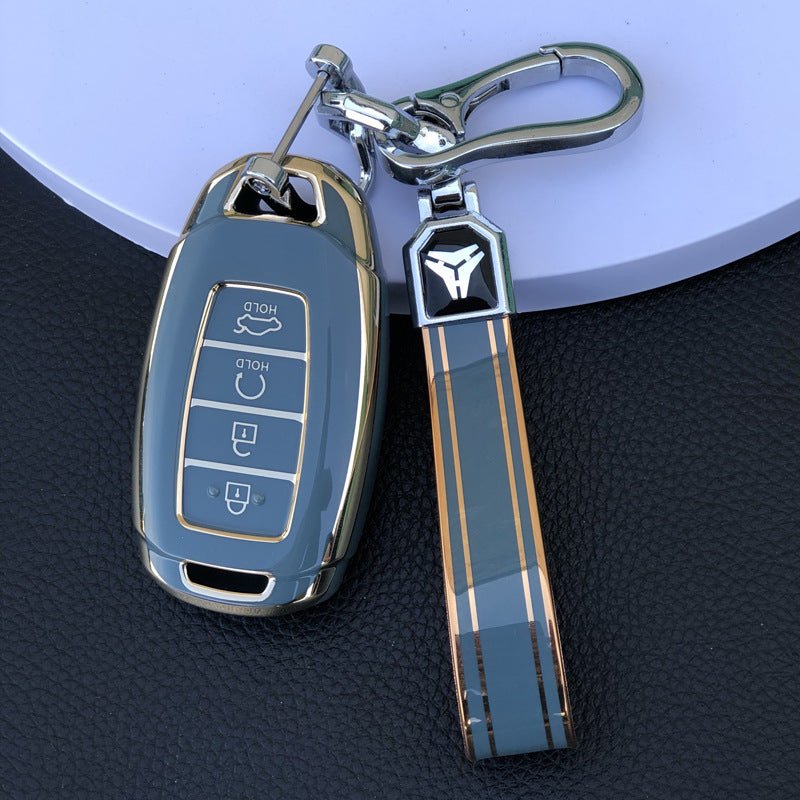 Hyundai TPU Car Key Cover (Four Buttons/Trunk)