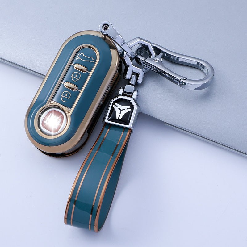 Fiat 500 TPU Car Key Fob Case