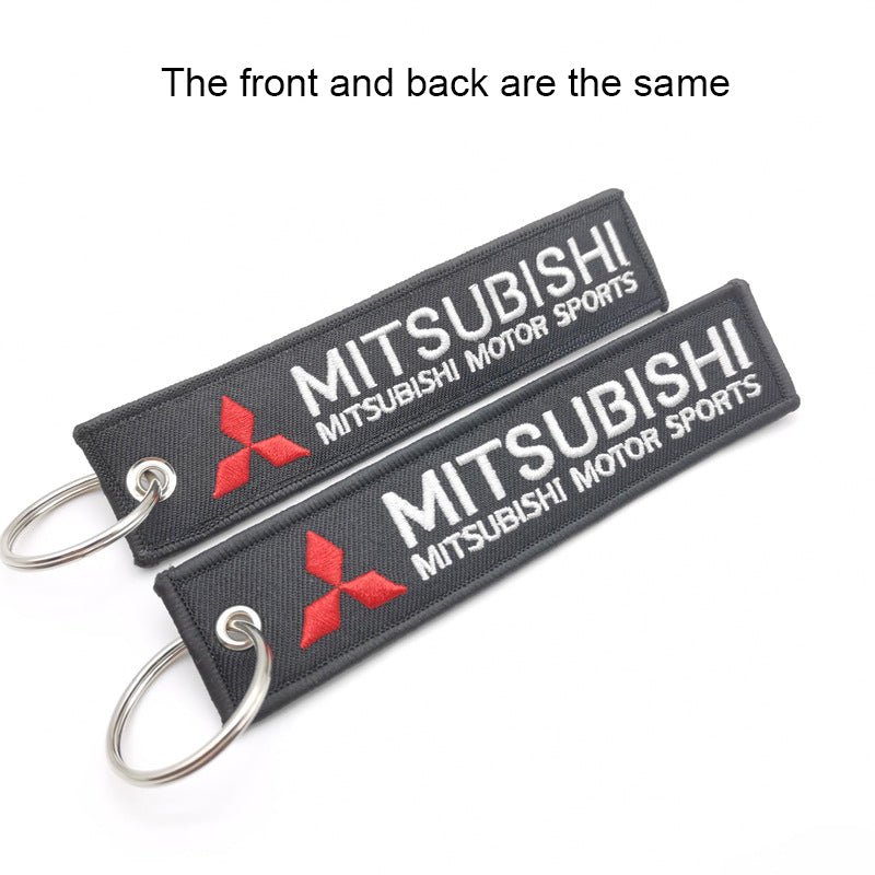 Canvas Key Chain with Car Logo