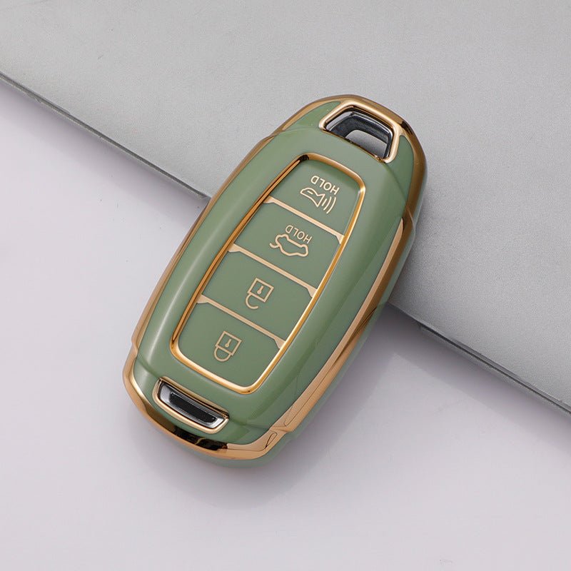 Hyundai TPU Car Key Cover (Four Buttons/Trumpet)