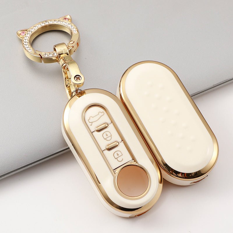 Fiat 500 TPU Car Key Fob Case