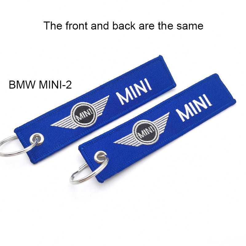 Canvas Key Chain with Car Logo