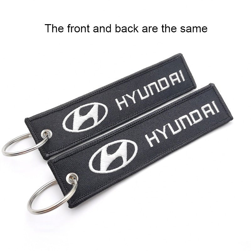 Canvas Key Chain with Car Logo
