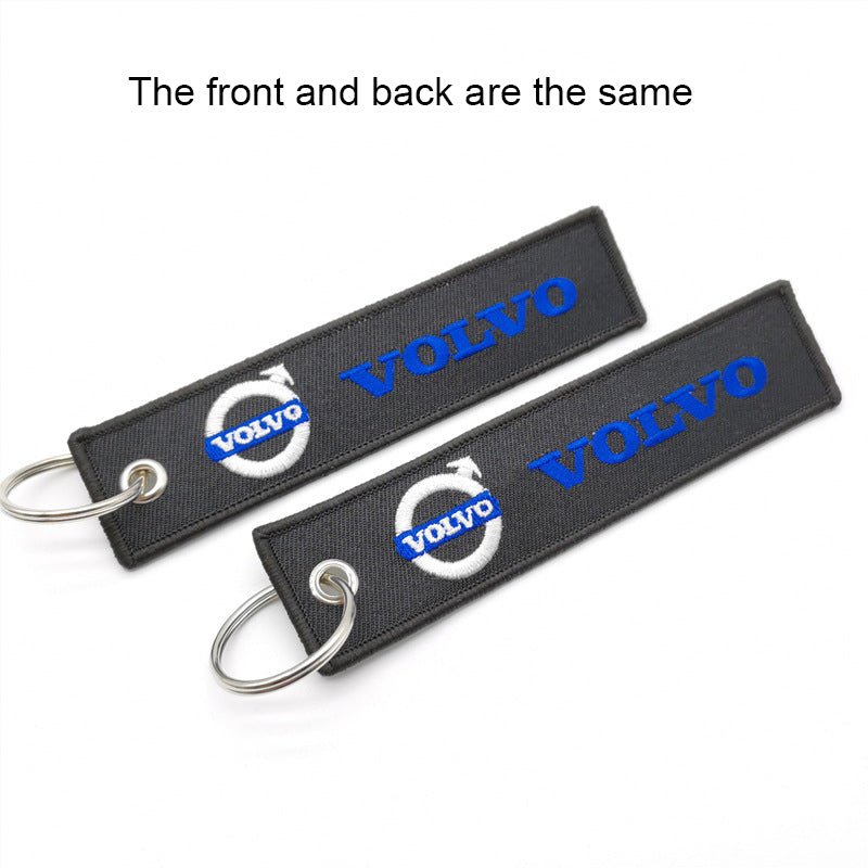 Canvas Key Chain with Car Logo