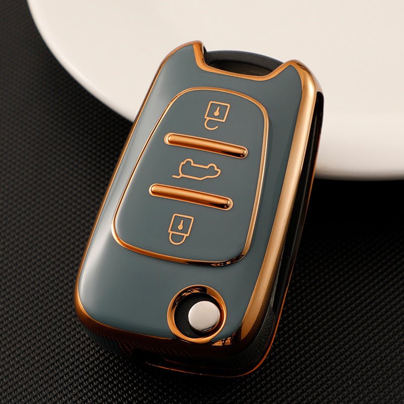 Hyundai Verna TPU Car Key Cover (Three buttons)