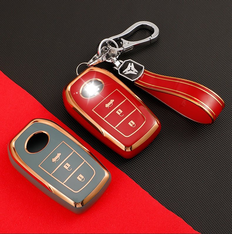 Toyota TPU Car Key Cover CROWN  VIOS (Two Buttons/Three Buttons/Four Buttons)