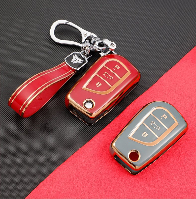 Toyota TPU Car Key Cover Corolla Camry(Two Buttons/Three Buttons/Four Buttons)