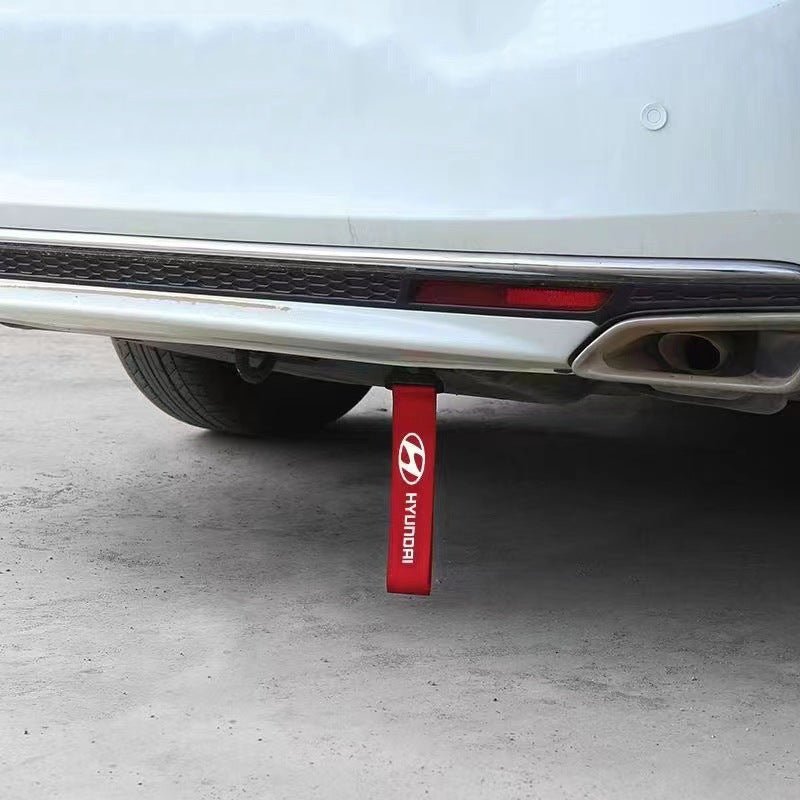 Tow Strap Nylon + Metal with Car Logo