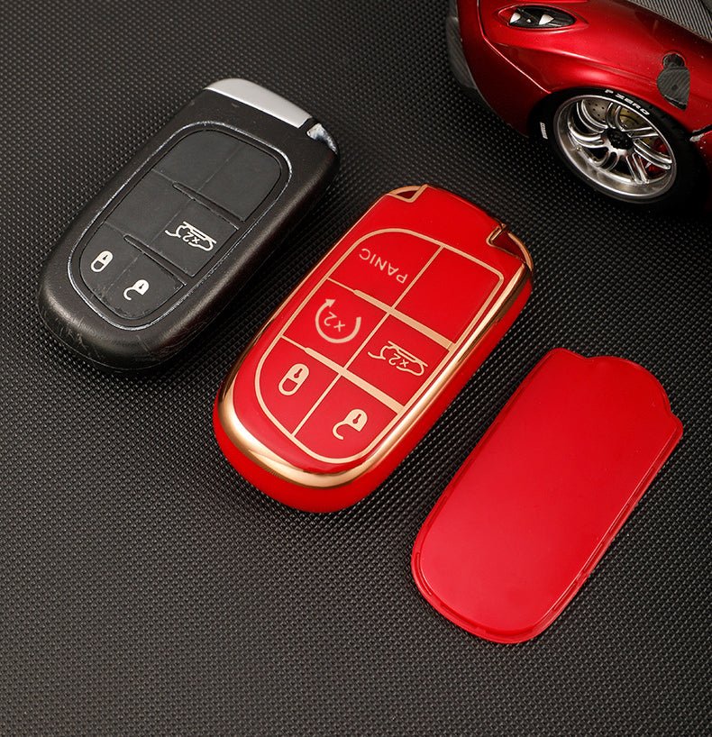 Jeep/Dodge TPU Car Key Cover Fiver Buttons
