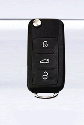 VW Alloy + Cow Leather Car Key Case
