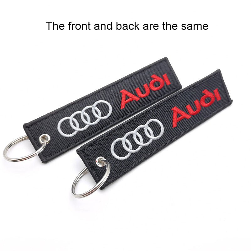 Canvas Key Chain with Car Logo