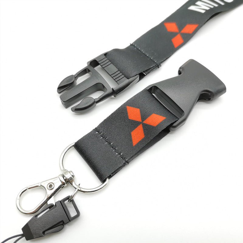 Nylon Lanyard Neck Cell Phone Key Chain Strap with Car Logo