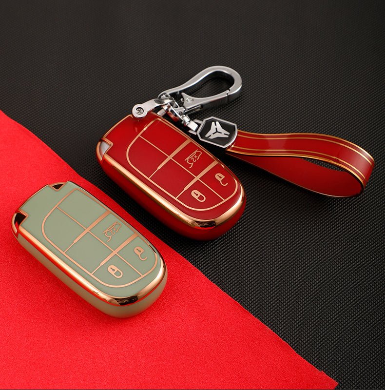 Jeep/Dodge TPU Car Key Cover Three Buttons