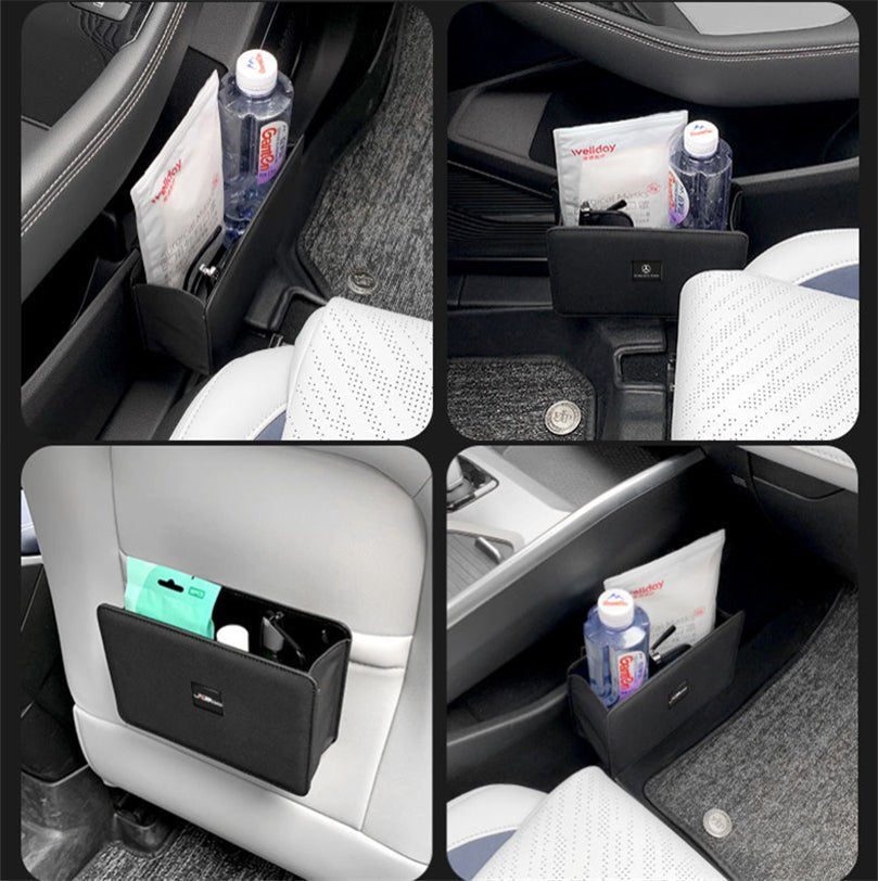 Car Leather Storage Box / Garbage Box