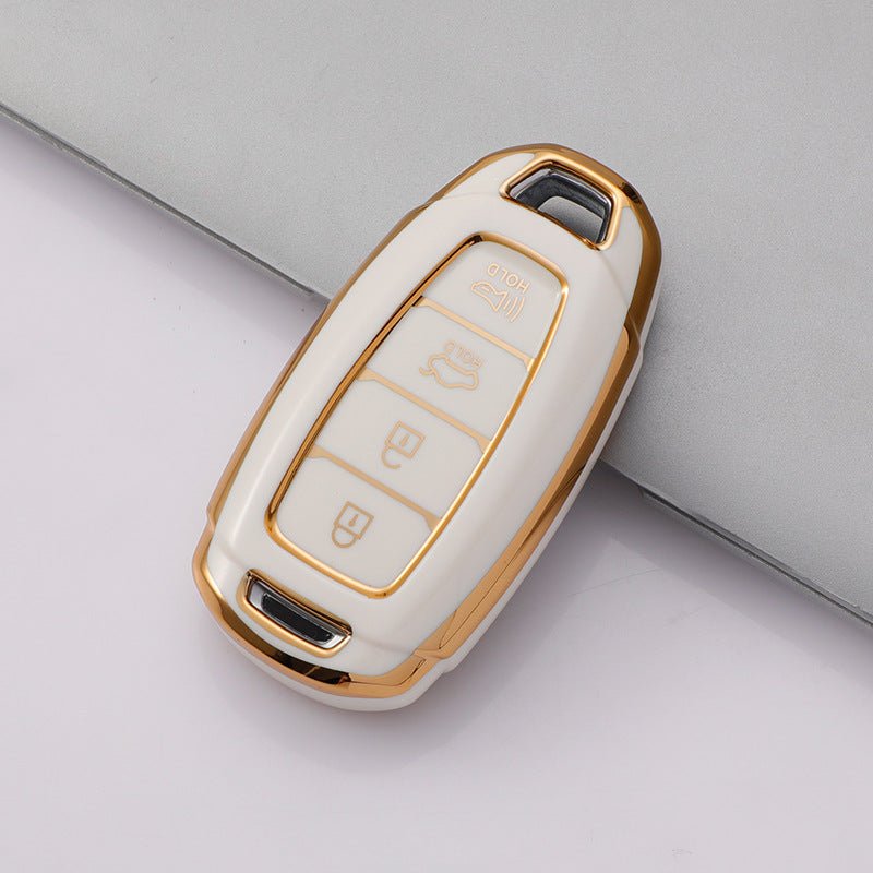 Hyundai TPU Car Key Cover (Four Buttons/Trumpet)