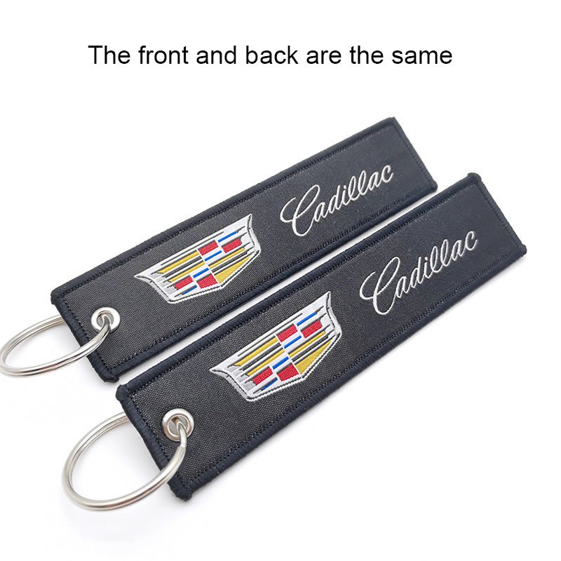 Canvas Key Chain with Car Logo