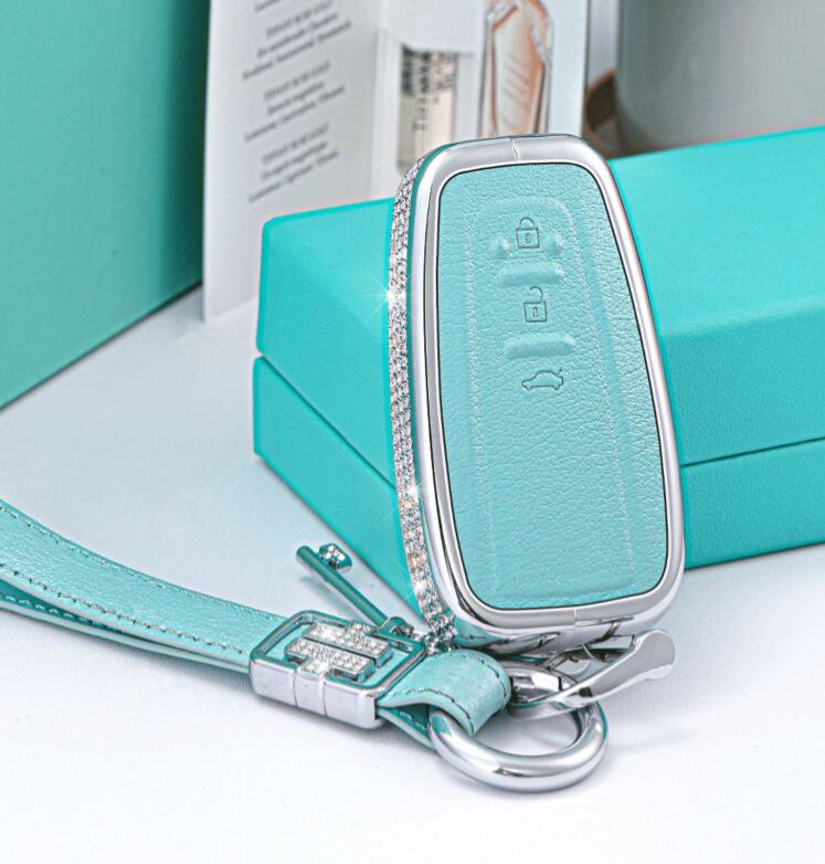 Toyota Alloy+Cowhide Car Key Cover