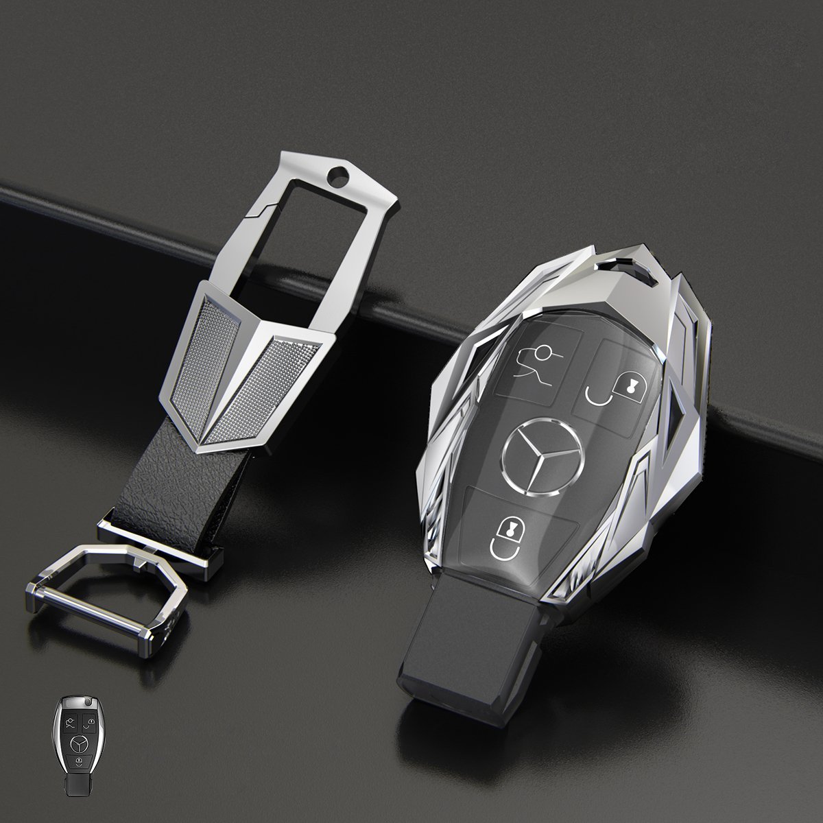 Mercedes Benz Zinc Alloy Car Remote Car Key Shell