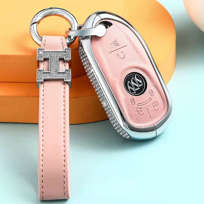 Buick Alloy+Cowhide Car Key Cover