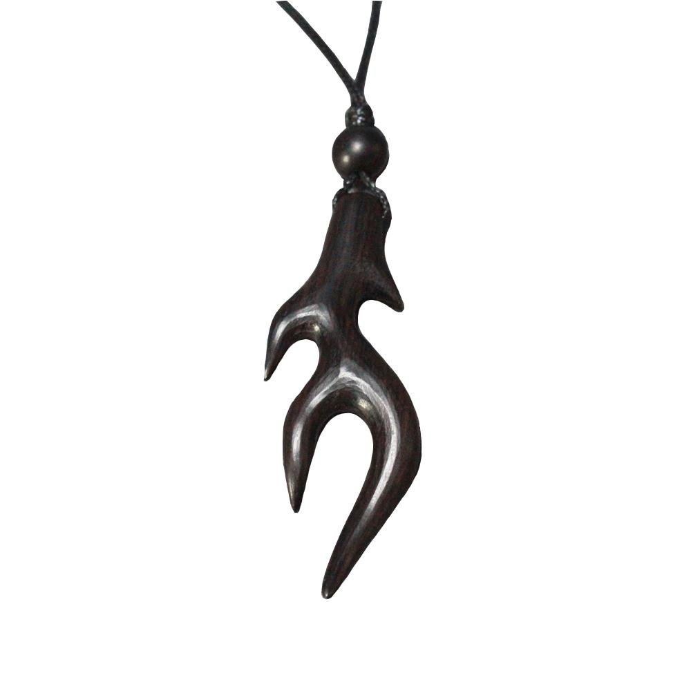 FASHIONANTER black sandal wood antlers